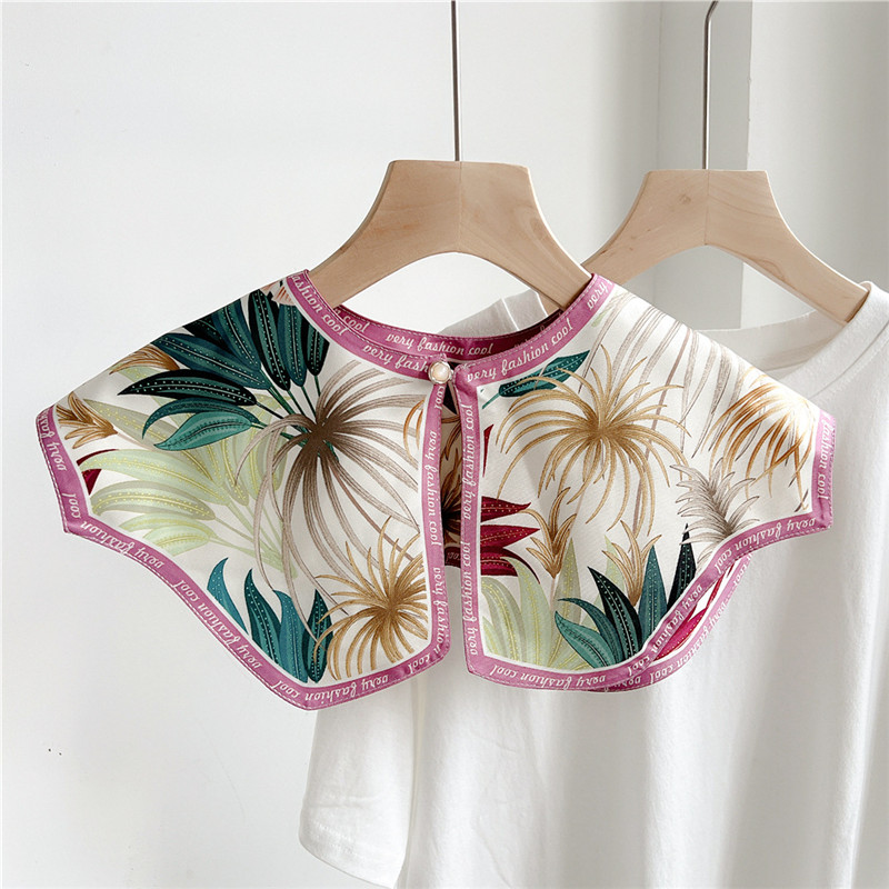 Fashion Floral Detachable Coll - Blouse Off Shoulder 评论和价格