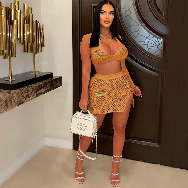 Summer Knitted Crochet Hollow  - Crop Top Crochet 评论和价格