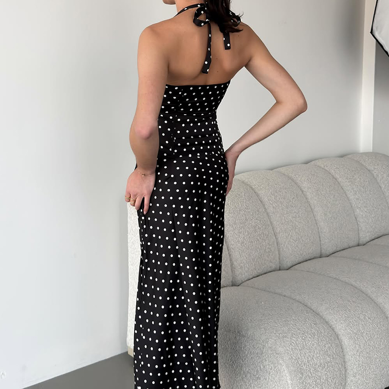 Two Piece Set Polka Dot Skirts - Crop Top Crochet 评论和价格